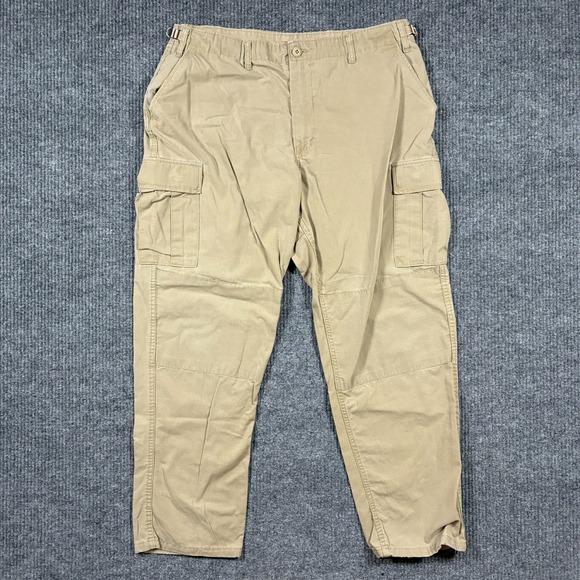 tru-spec Other - Tru-Spec Mens Cargo Pants Size XL Regular Beige 100% Cotton Outdoor Mid Rise